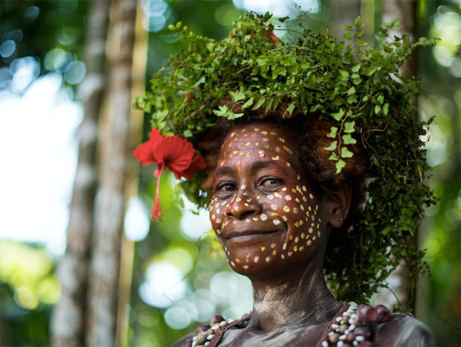 The Asaro 'Mud Men' from Papua New Guinea's eastern highlands.